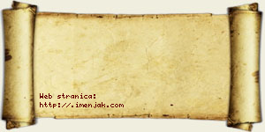 Mia Šaranović vizit kartica